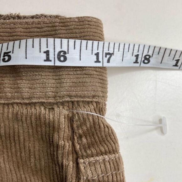FIVE FOUR Los Angeles 34 High Waisted Gold Western Unisex Corduroy Cargo Jeans - Picture 7 of 13